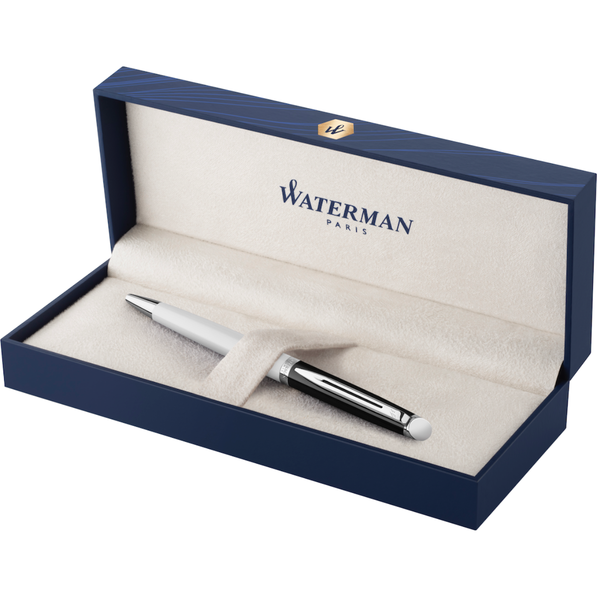 Waterman Hemisphere Ballpoint Pen - Colour Blocking Black & White-Pen Boutique Ltd