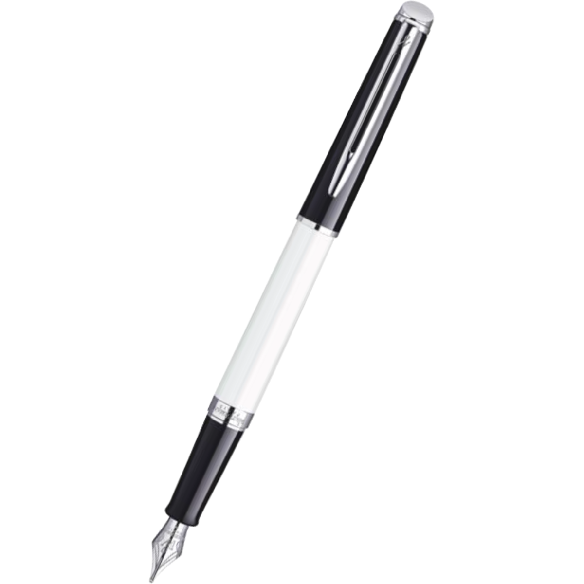 Waterman Hemisphere Fountain Pen - Colour Blocking Black & White-Pen Boutique Ltd