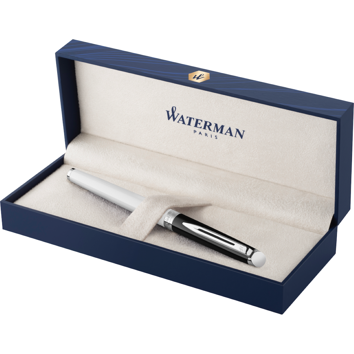 Waterman Hemisphere Fountain Pen - Colour Blocking Black & White-Pen Boutique Ltd