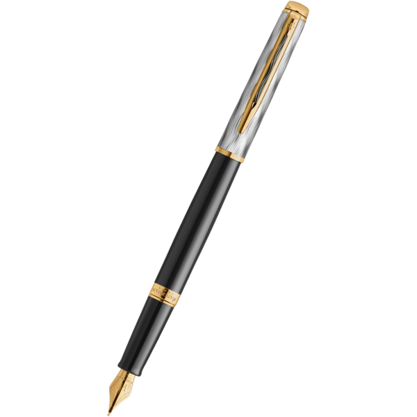 Waterman Hemisphere Fountain Pen - Reflections of Paris - Gold-Pen Boutique Ltd