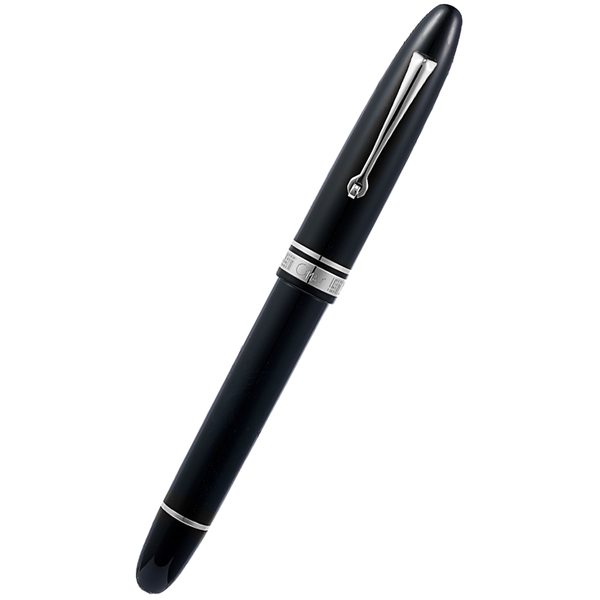 Omas Ogiva Ballpoint Pen - Nera - Gold Trim-Pen Boutique Ltd