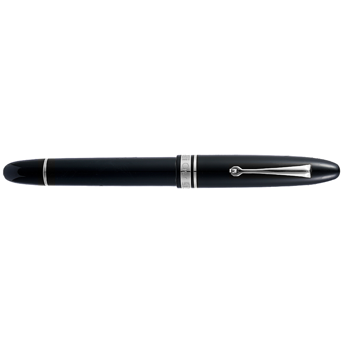 Omas Ogiva Ballpoint Pen - Nera - Gold Trim-Pen Boutique Ltd