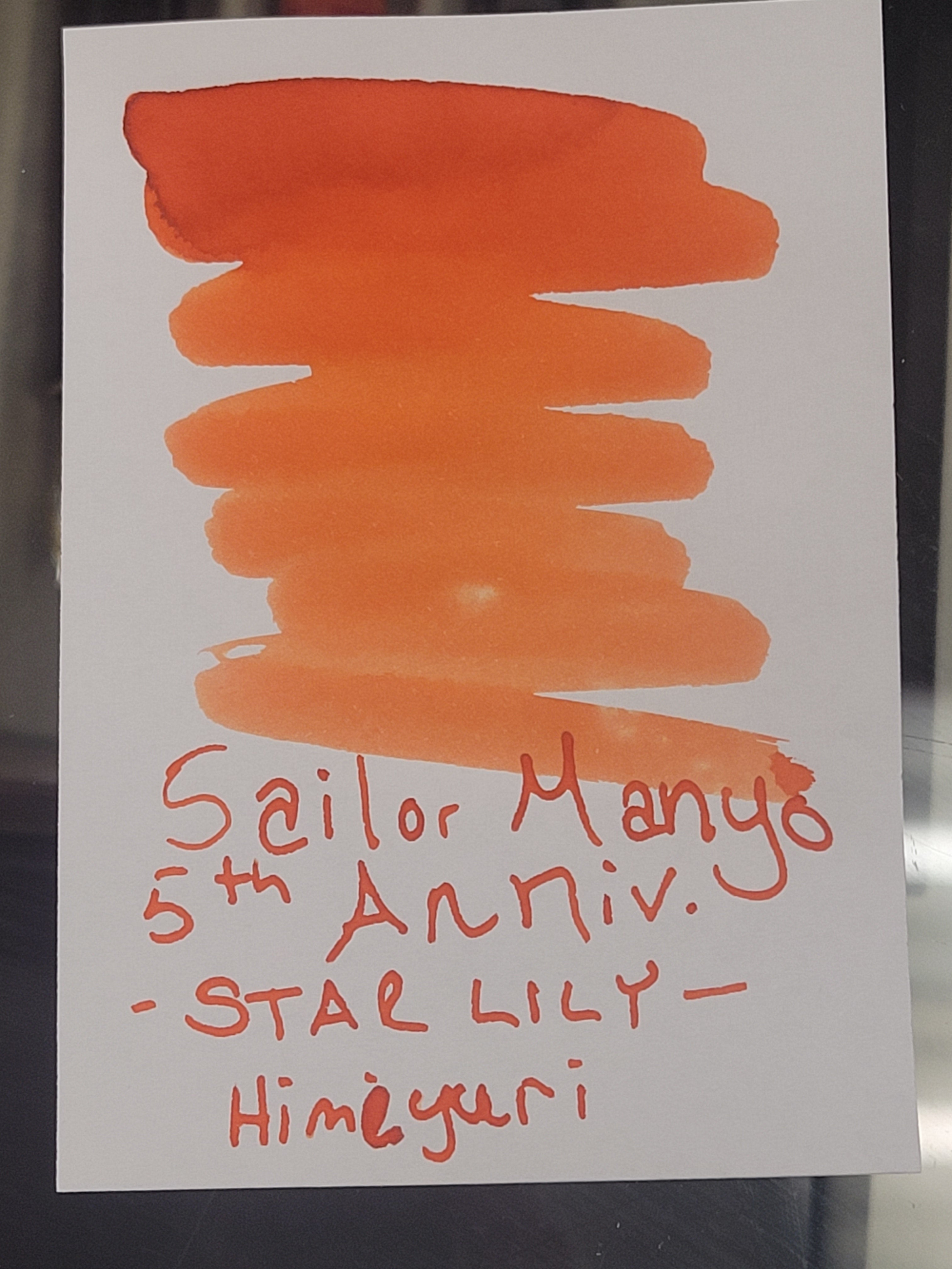 Sailor Manyo 5th Anniversary Ink - Himeyuri - 50ml-Pen Boutique Ltd