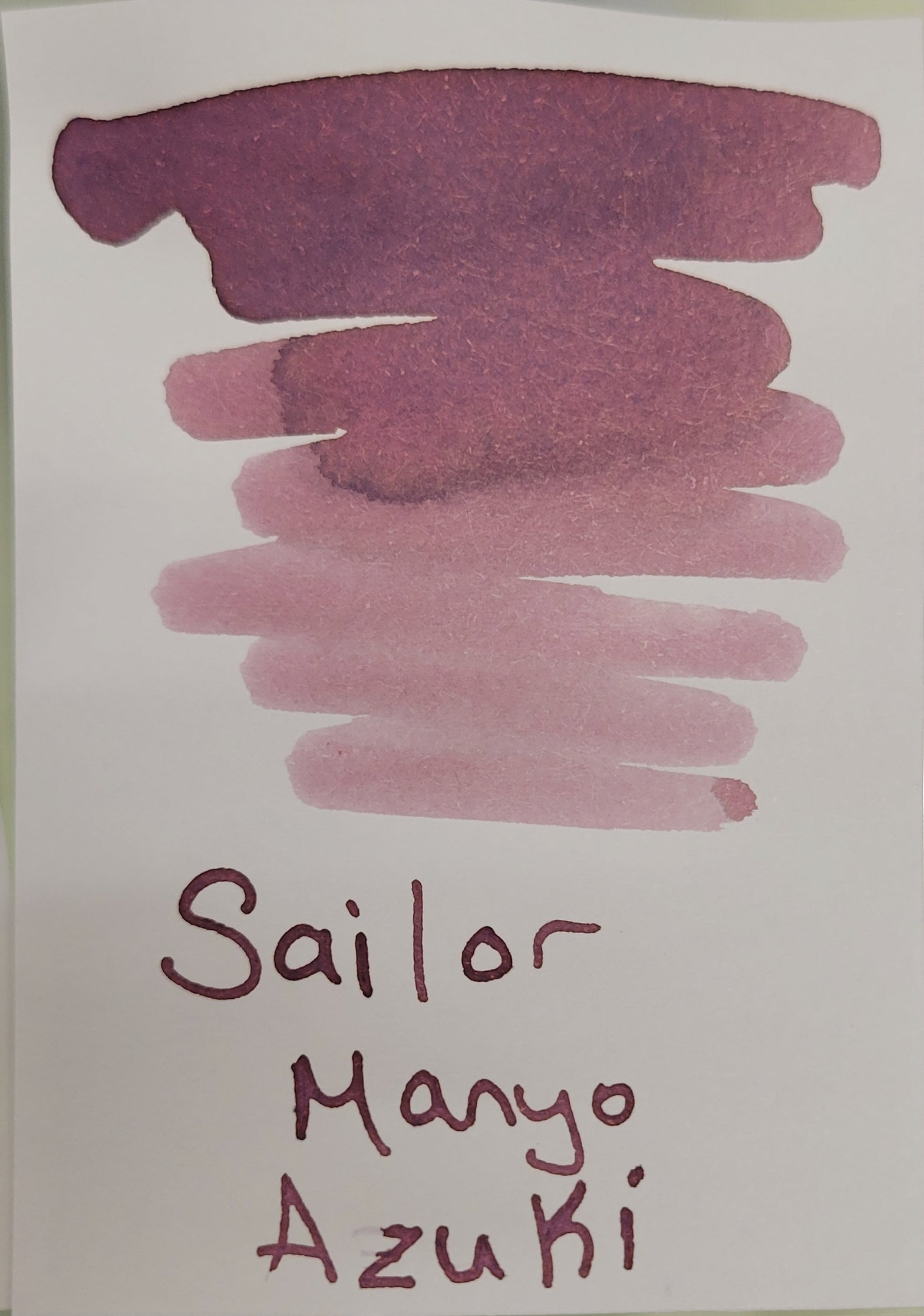 Sailor Manyo Ink Bottle - Azuki (Earthy Red Bean) - 50ml (Overseas Exclusive)-Pen Boutique Ltd