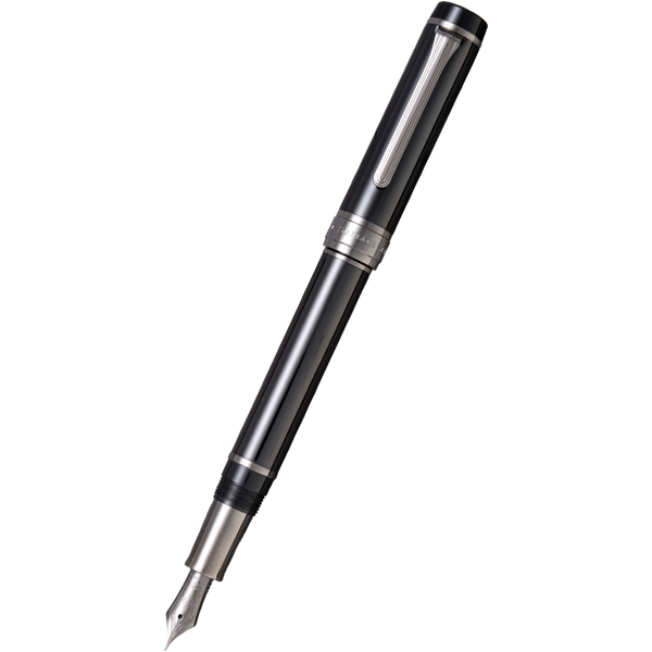 Sailor Cylint Fountain Pen - Black Stainless Steel