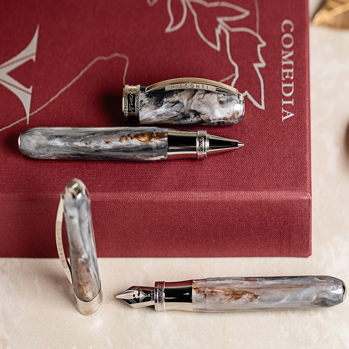 Visconti Comedia Rollerball Pen - Purgatorio-Pen Boutique Ltd