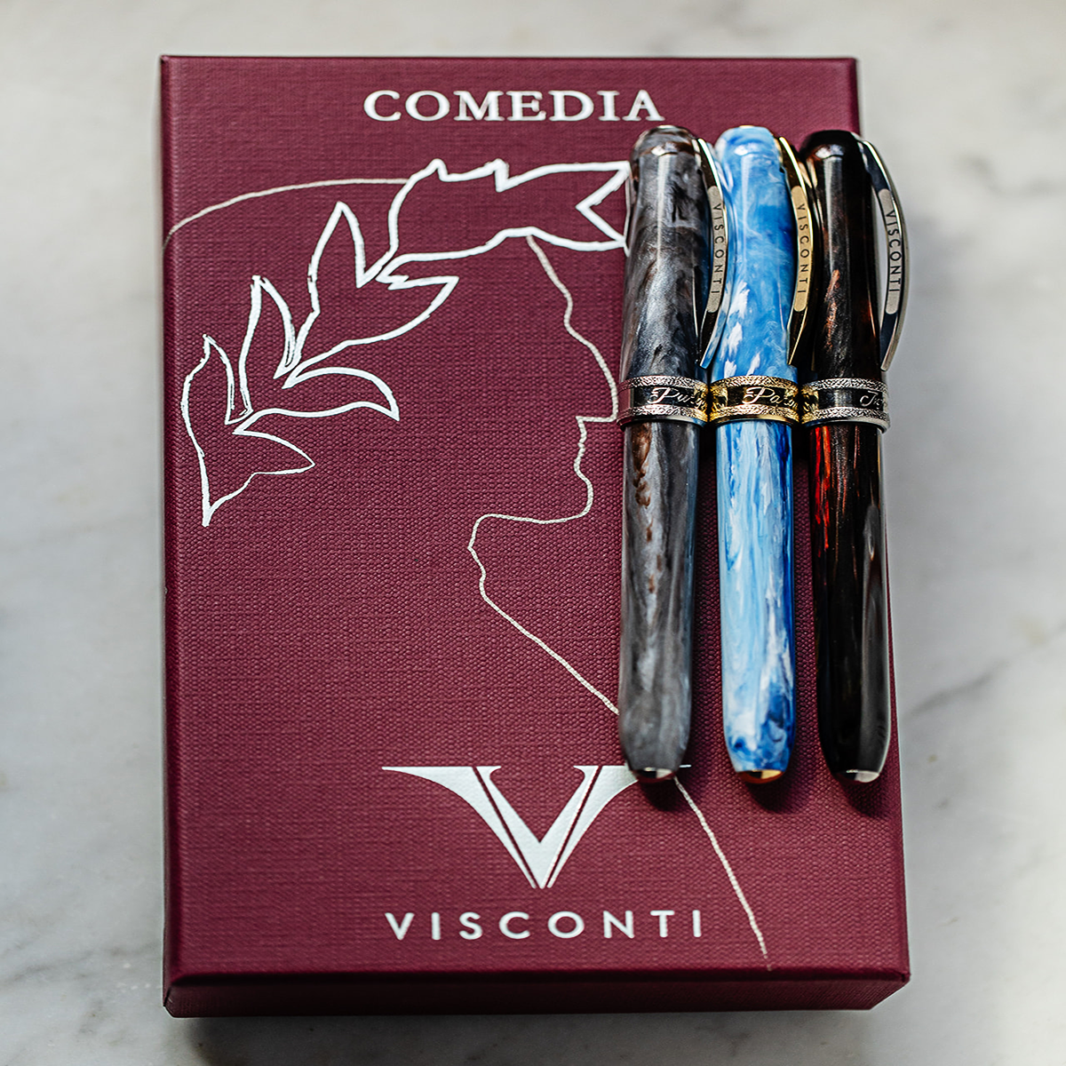 Visconti Comedia Fountain Pen - Purgatorio-Pen Boutique Ltd