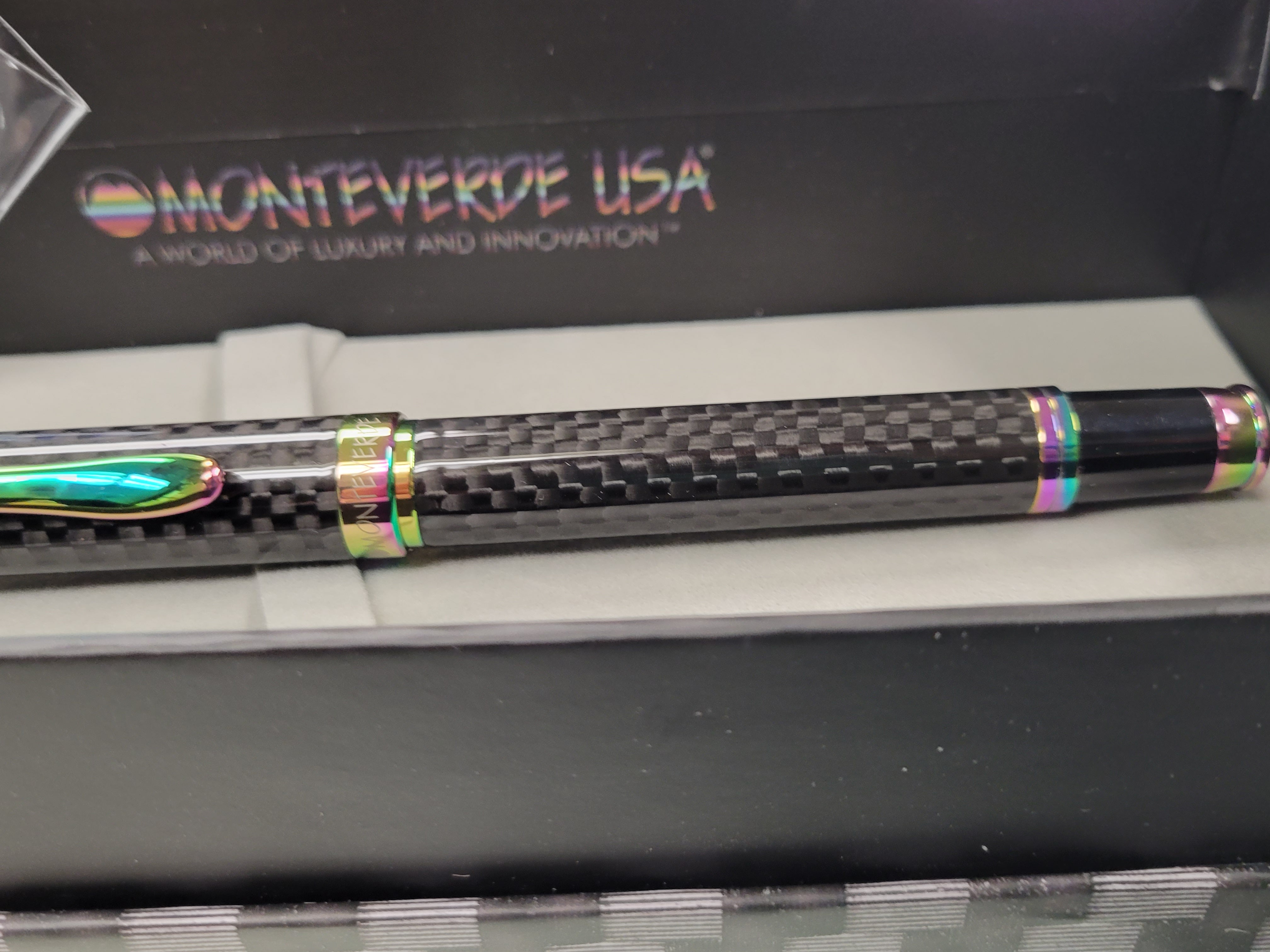 Monteverde Innova Rollerball Pen - Rainbow (USA 20th Anniversary)-Pen Boutique Ltd