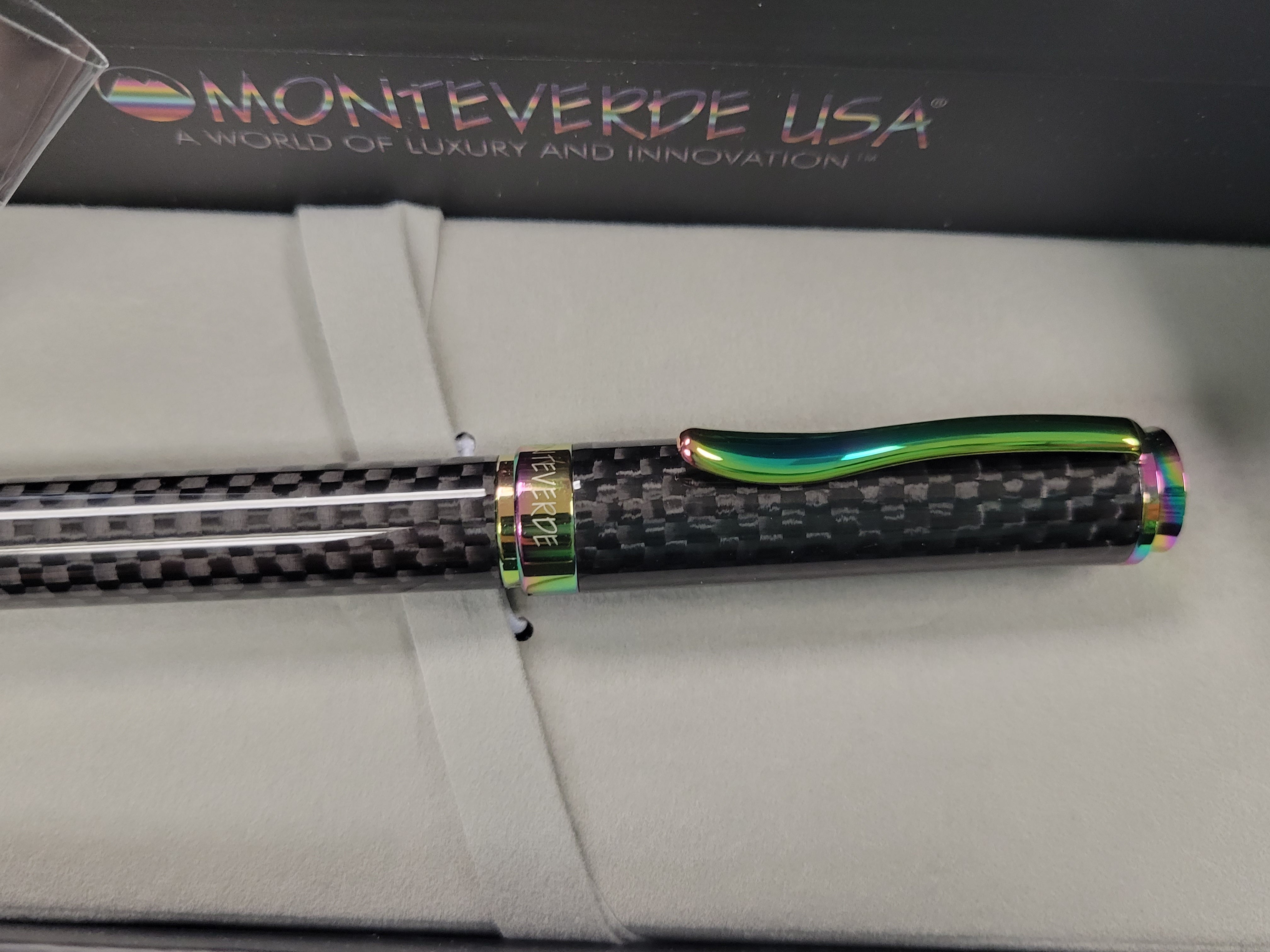 Monteverde Innova Rollerball Pen - Rainbow (USA 20th Anniversary)-Pen Boutique Ltd