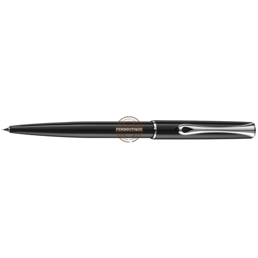 Diplomat Traveller Mechanical Pencil - Black Lacquer - 0.5 mm-Pen Boutique Ltd