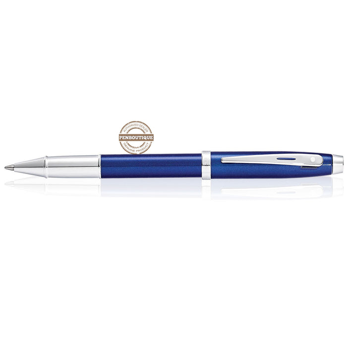 Sheaffer 100 Rollerball Pen Glossy Blue Lacquer Pen Boutique Ltd