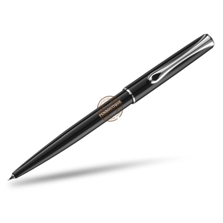 Diplomat Traveller Mechanical Pencil - Black Lacquer - 0.5 mm-Pen Boutique Ltd