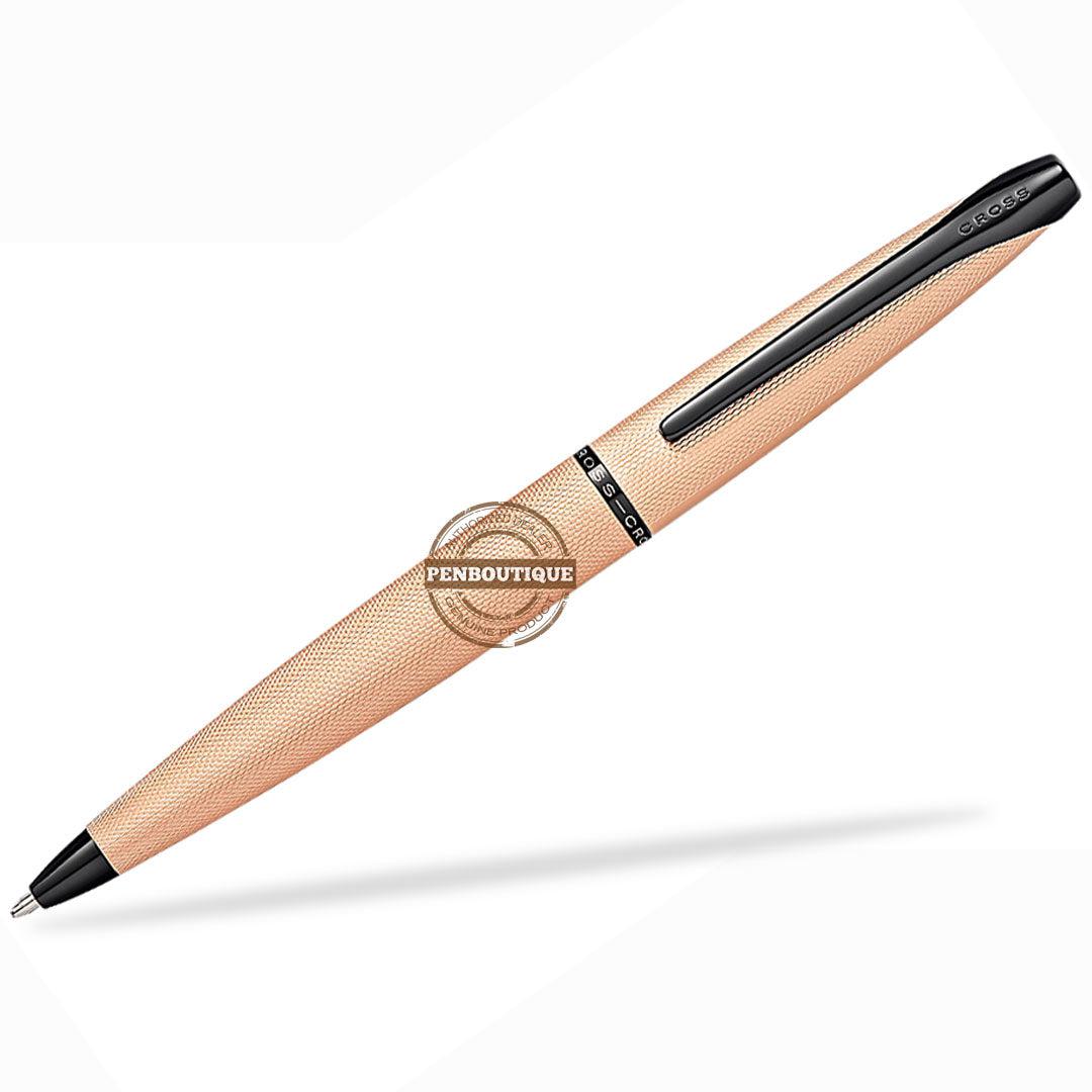 Rose Gold/grey/platinum Thin Rod Business Office Ballpoint Pen For