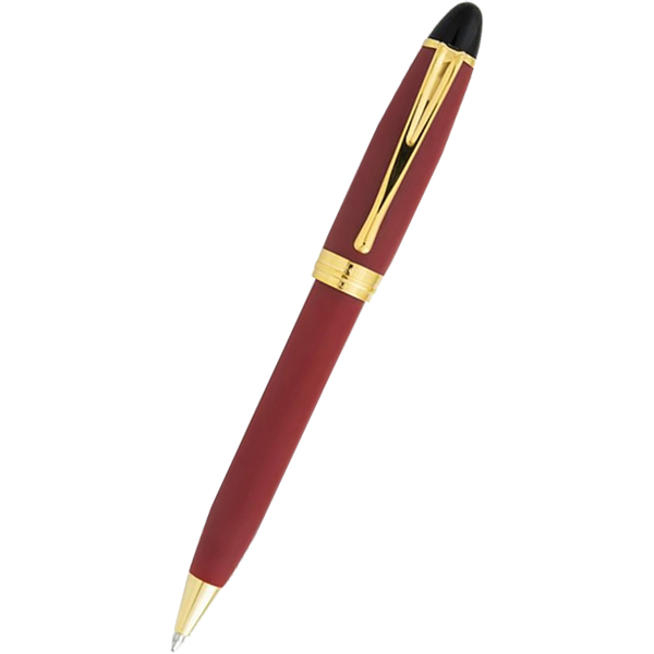 Aurora Ipsilon Ballpoint Pen - Satin Burgundy-Pen Boutique Ltd