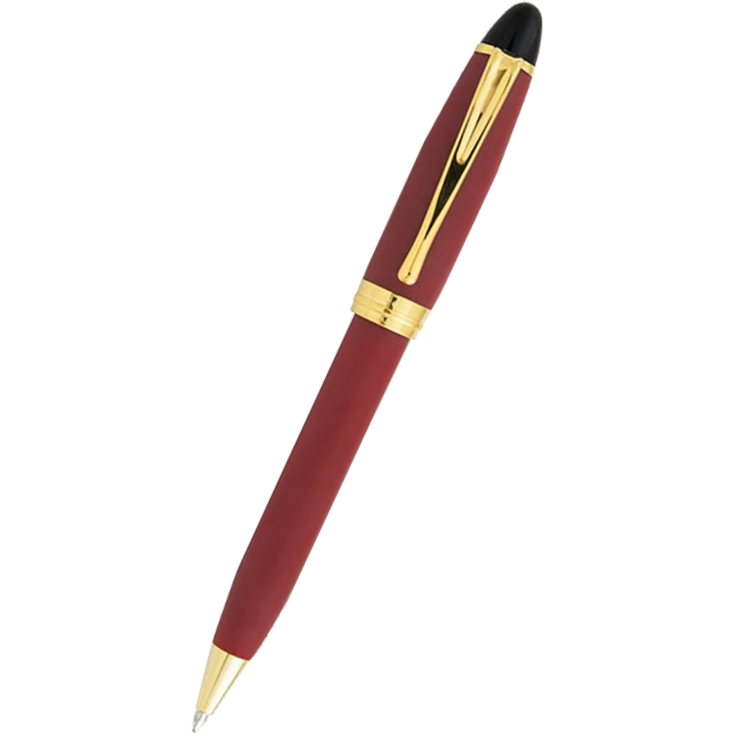 Aurora Ipsilon Ballpoint Pen - Satin Burgundy-Pen Boutique Ltd