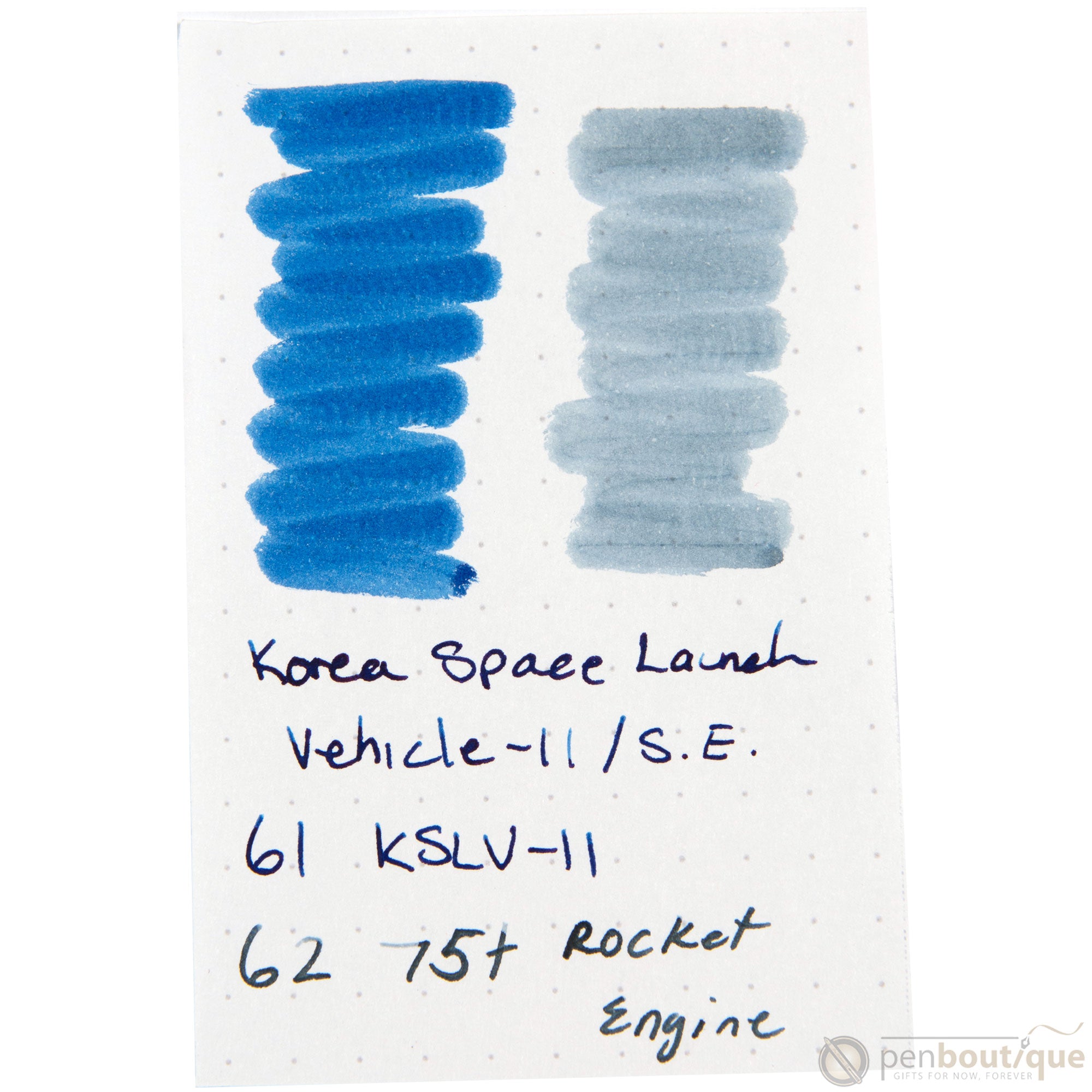 Colorverse Ink - Special Edition - KSLV-II 한국형 발사체-누리 & 75t Rocket Engine-Pen Boutique Ltd