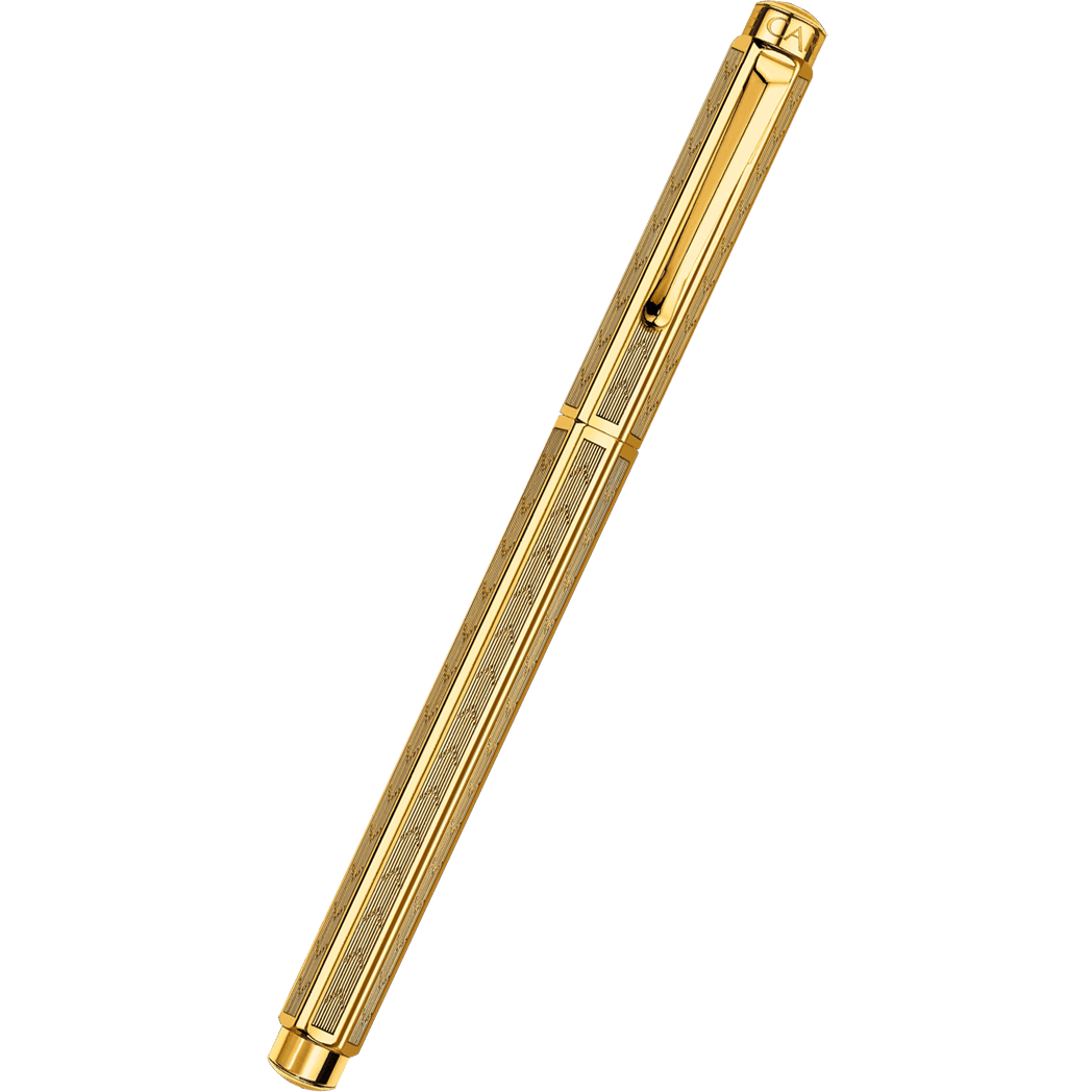 Caran d'Ache Ecridor Fountain Pen - Chevron Gilded-Pen Boutique Ltd