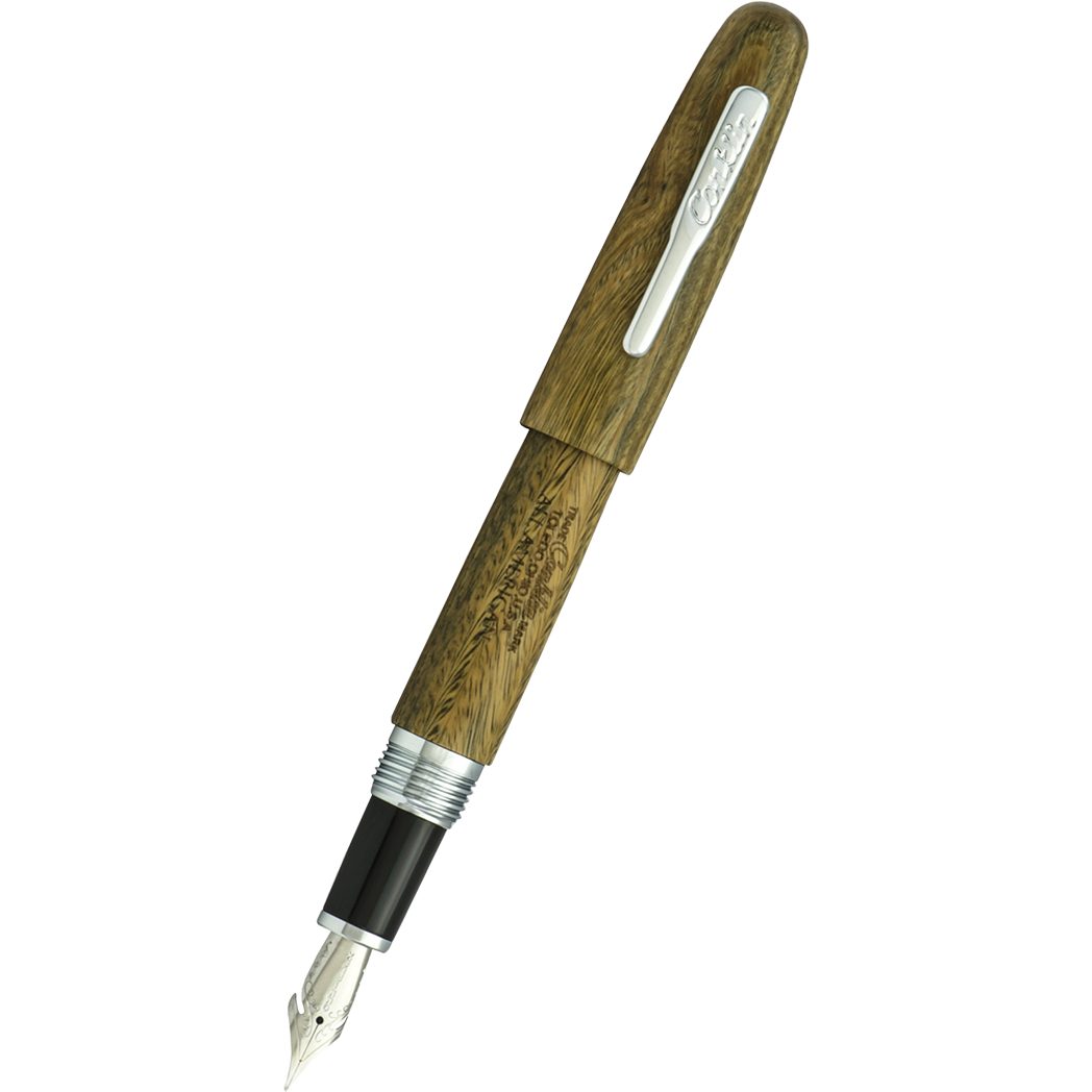 Conklin All American Fountain Pen - Limited Edition - Pau-Preto/Chrome -  Pen Boutique Ltd