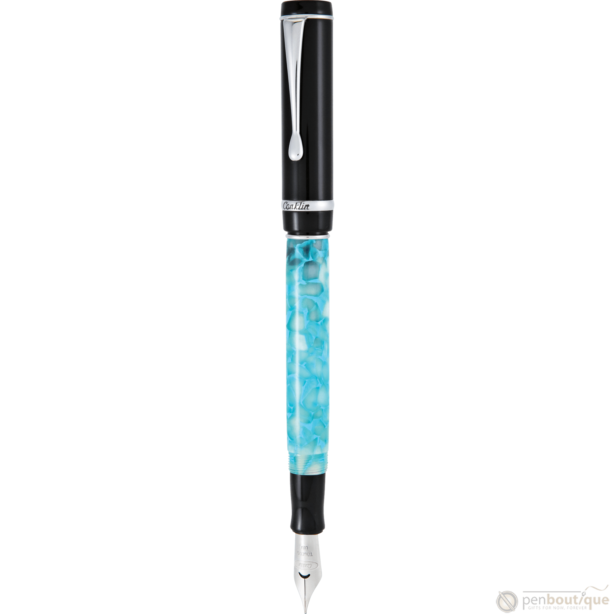 Conklin Duragraph Fountain Pen - Turquoise Nights-Pen Boutique Ltd