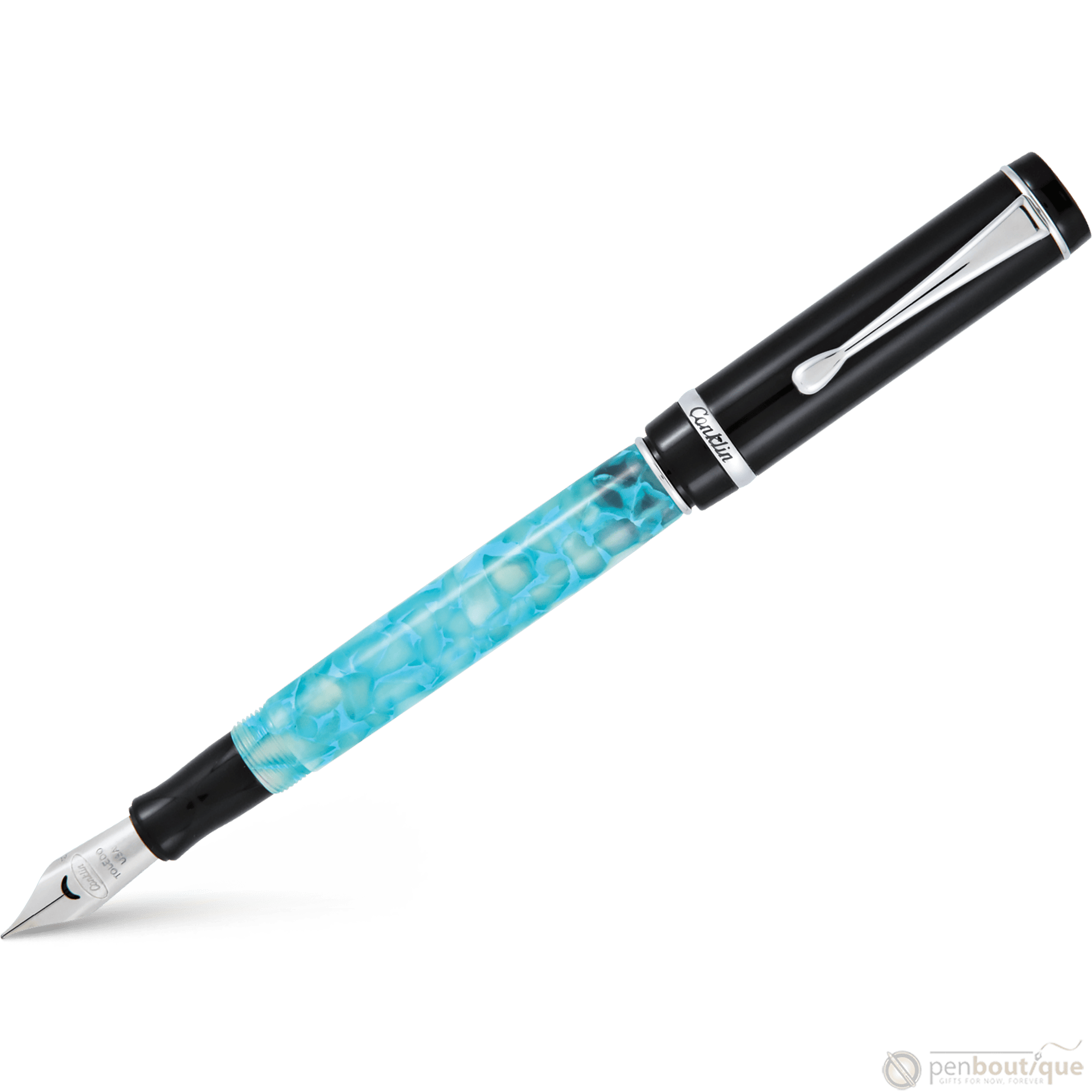 Conklin Duragraph Fountain Pen - Turquoise Nights-Pen Boutique Ltd