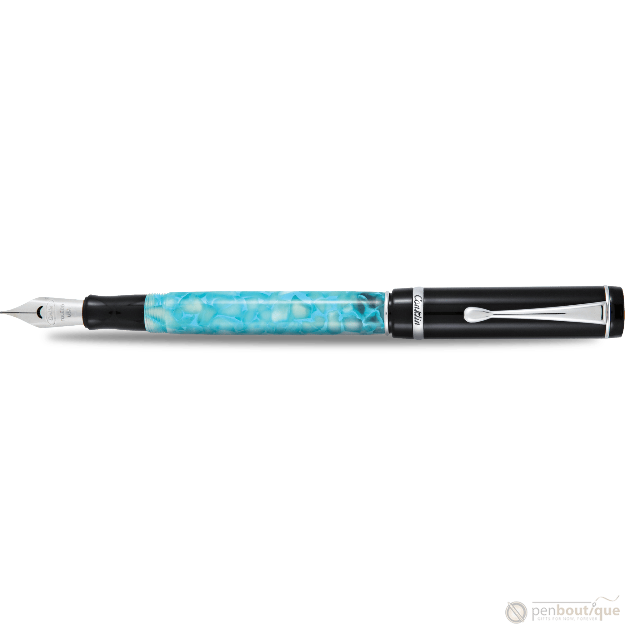 Conklin Duragraph Fountain Pen - Turquoise Nights-Pen Boutique Ltd