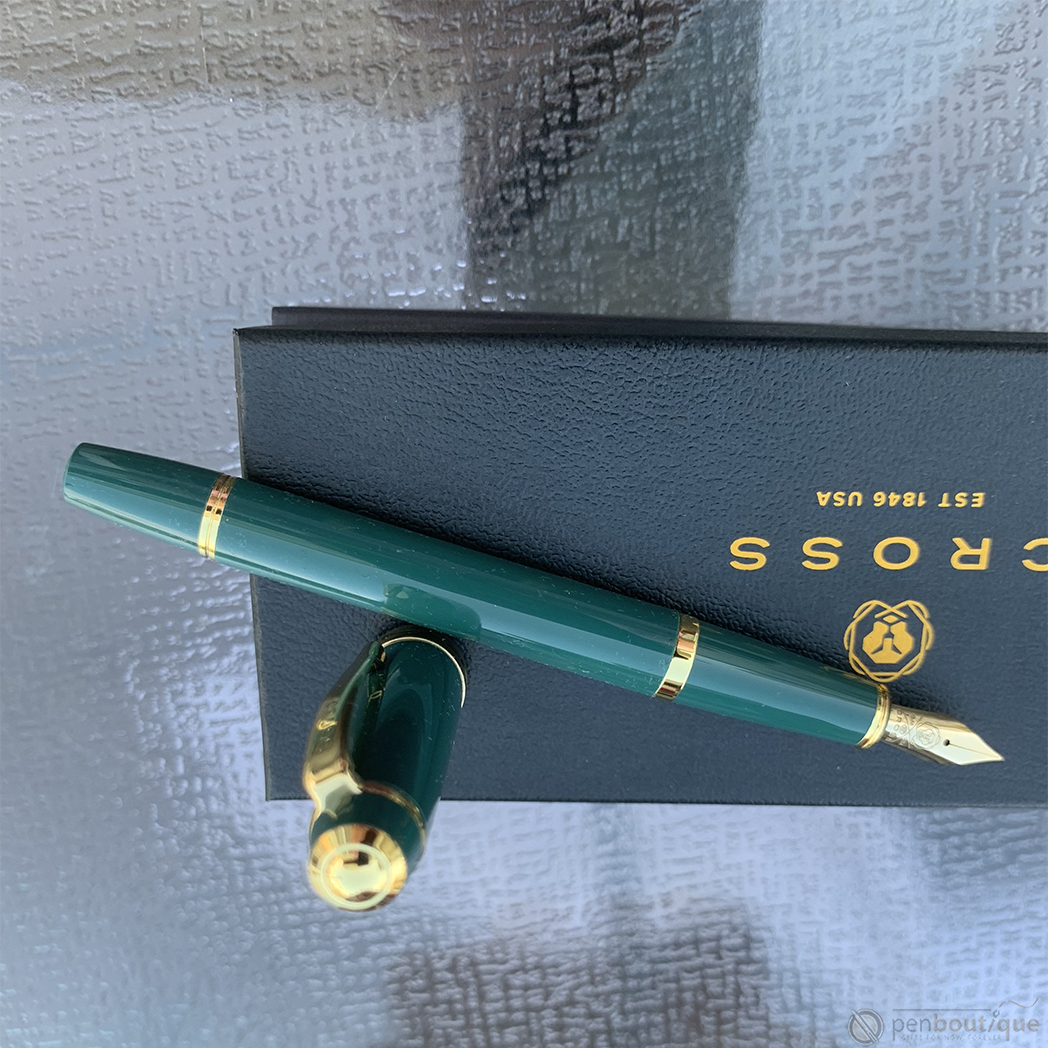 Cross Bailey Light Fountain Pen - Polished Green-Pen Boutique Ltd