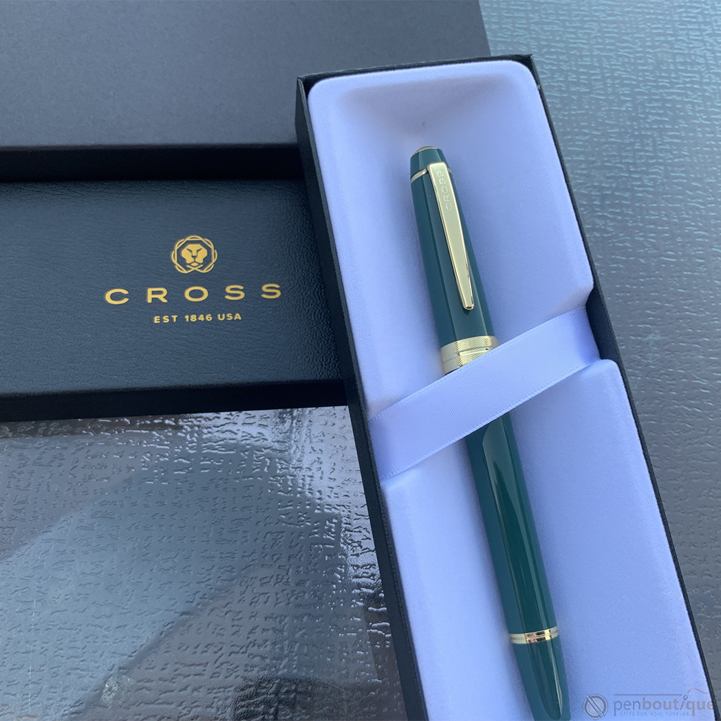 Cross Bailey Light Fountain Pen - Polished Green-Pen Boutique Ltd