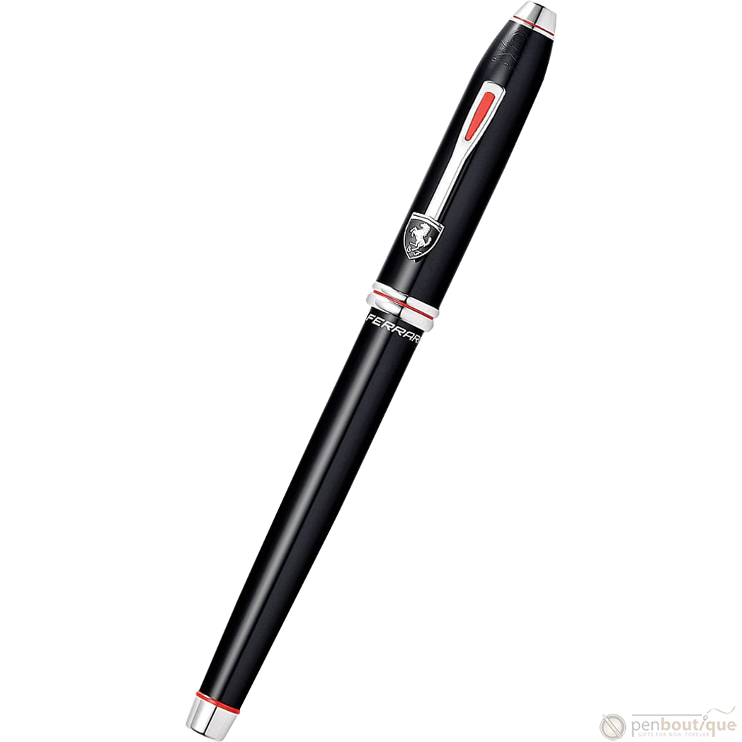 Cross Townsend Fountain Pen - Scuderia Ferrari - Glossy Black - Rhodium  Trim (Gold NIb)