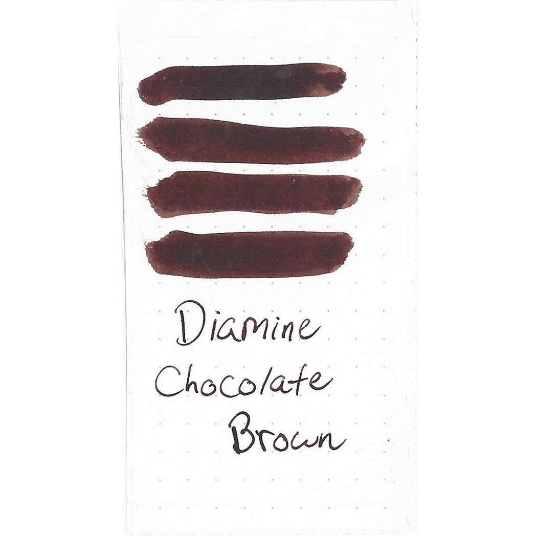 Diamine Chocolate Brown Ink Bottle - 80ml-Pen Boutique Ltd