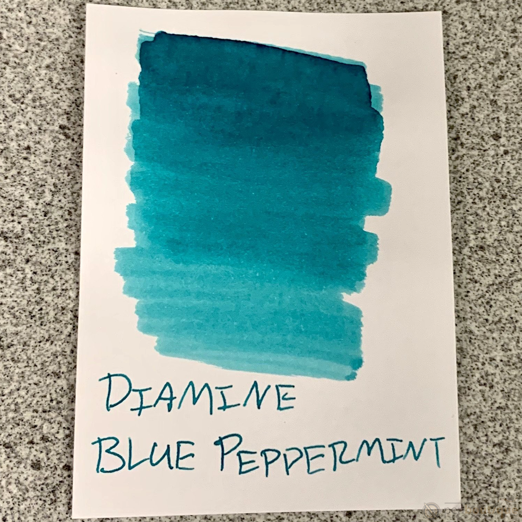 Diamine Shimmer Ink Bottle - Blue Peppermint-Pen Boutique Ltd