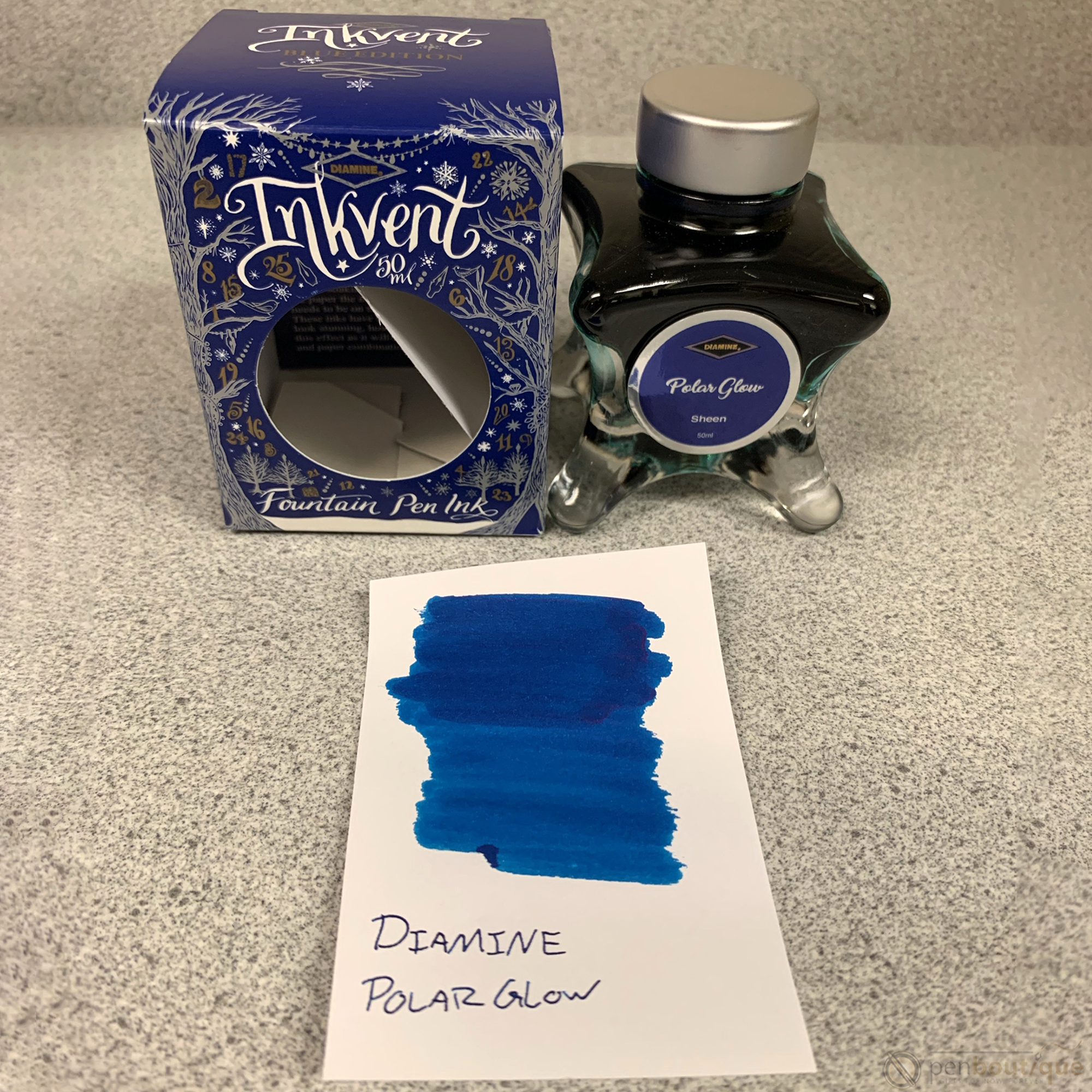 Diamine Sheen Ink Bottle - Polar Glow-Pen Boutique Ltd