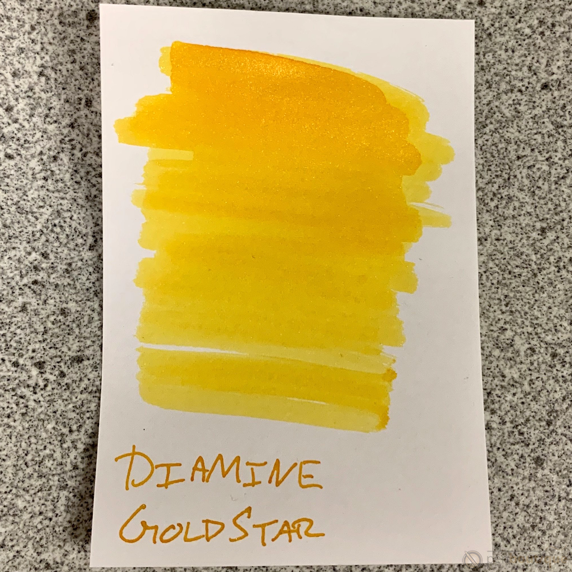 Diamine Shimmer Ink Bottle - Gold Star-Pen Boutique Ltd