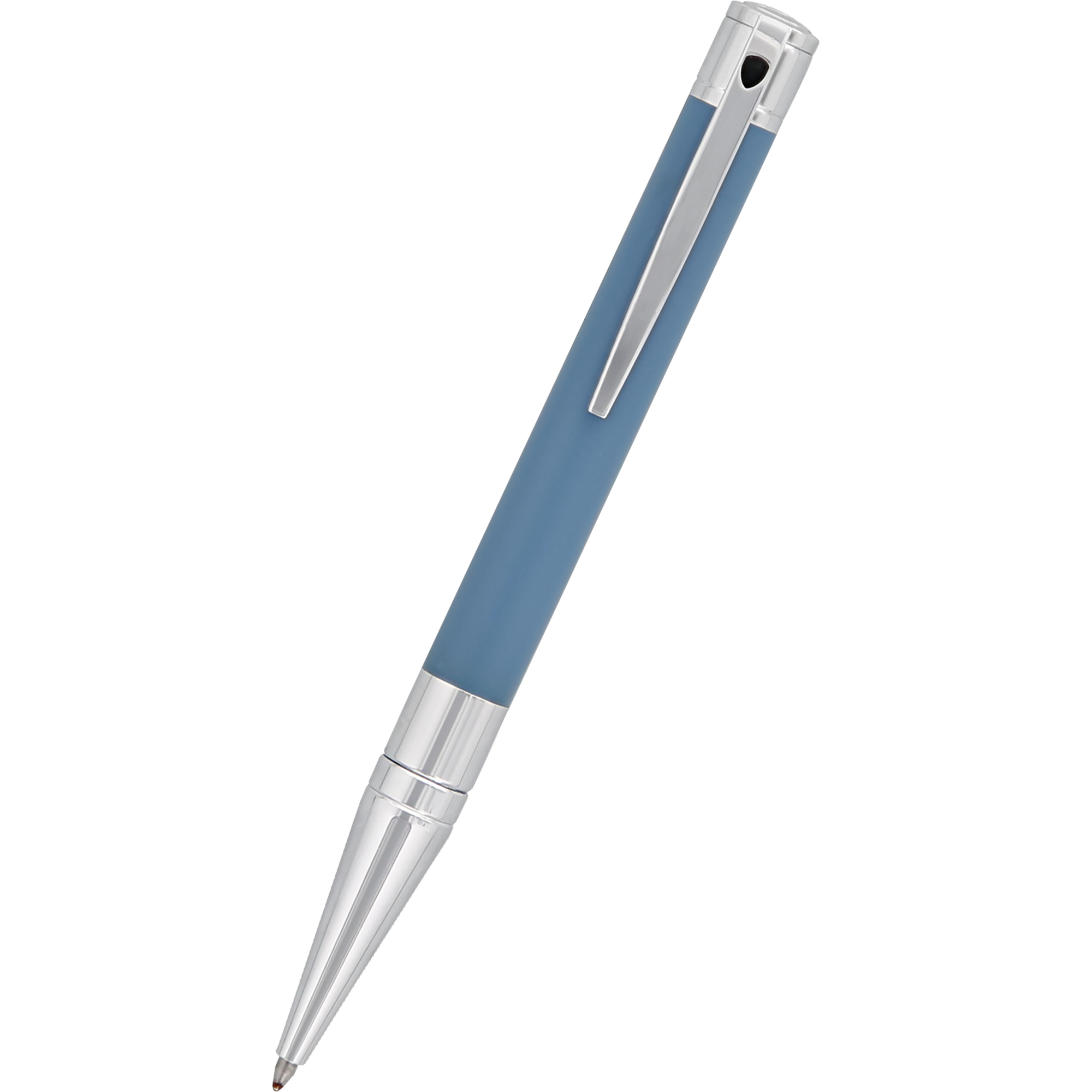 S T Dupont D-Initial Ballpoint Pen - Shark Blue-Pen Boutique Ltd