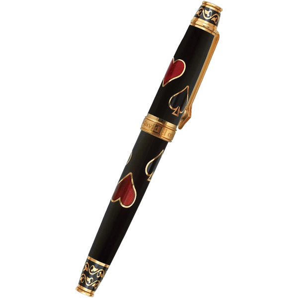 David Oscarson Les Quatre Couleurs Fountain Pen - Opaque Black-Pen Boutique Ltd