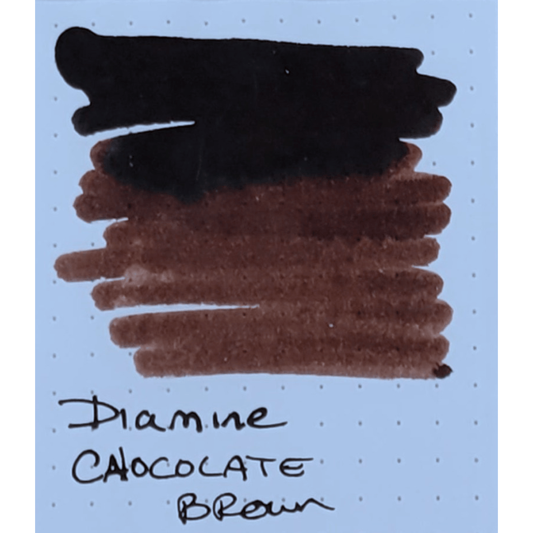 Diamine Chocolate Brown - Ink Sample