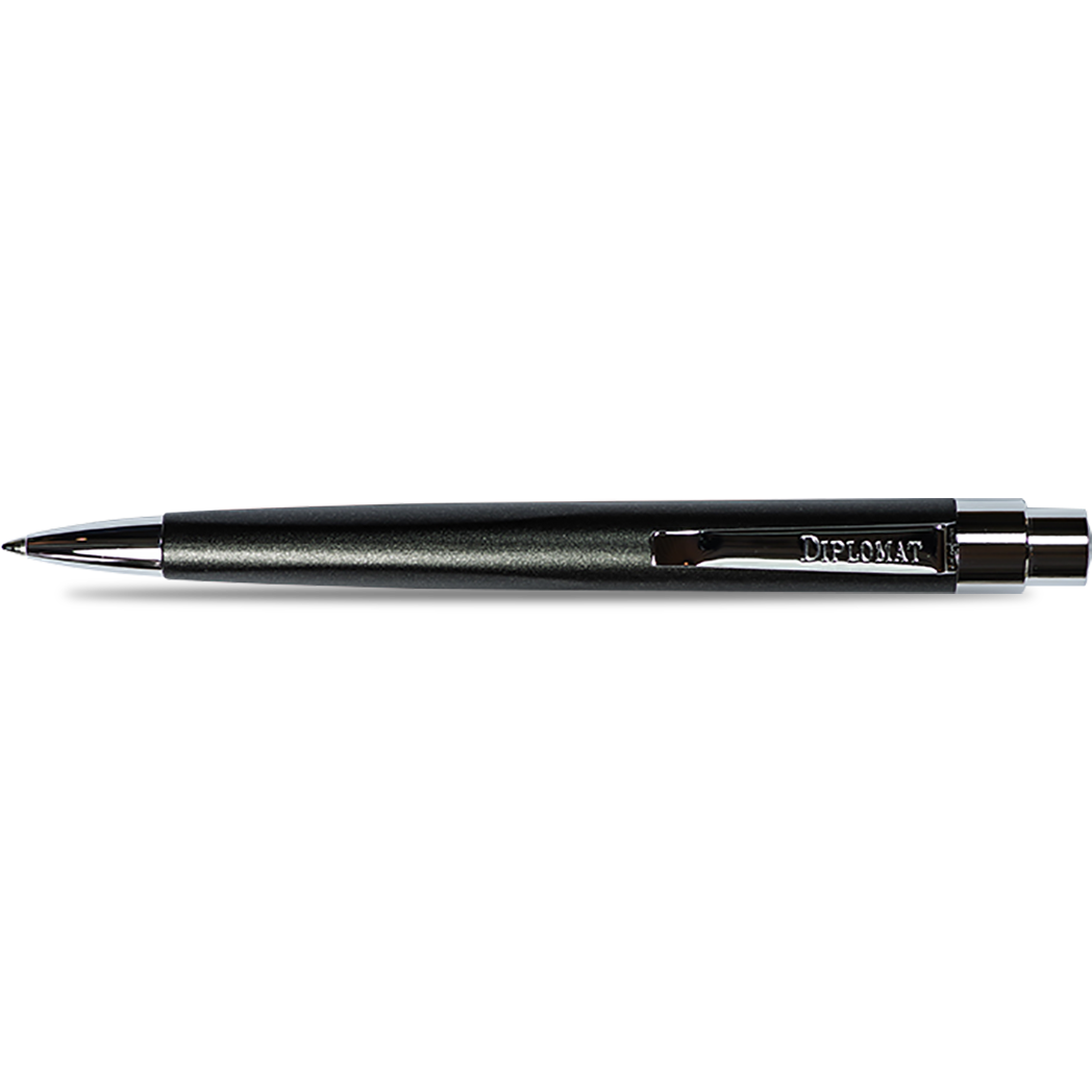 Diplomat Magnum Ballpoint Pen - Crow Black-Pen Boutique Ltd