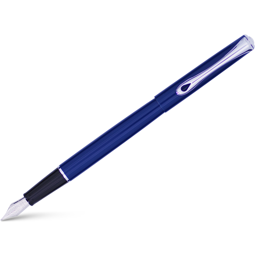 Diplomat Traveller Fountain Pen - Navy Blue-Pen Boutique Ltd