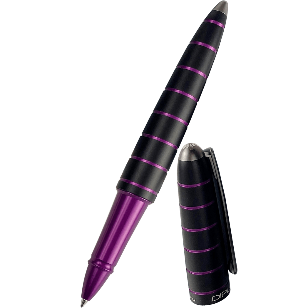 Diplomat Elox Ring Rollerball Pen - Purple-Pen Boutique Ltd