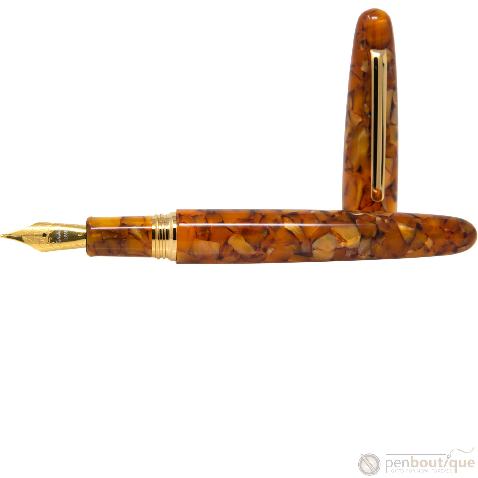 Esterbrook Estie Fountain Pen – Punch, Gold Trim – The Nibsmith