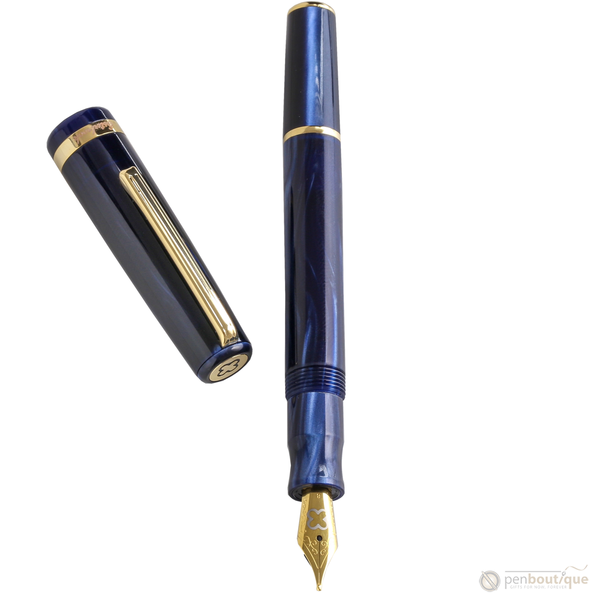 Esterbrook JR Fountain Pen - Capri Blue - Palladium Trim - Pocket-Pen Boutique Ltd