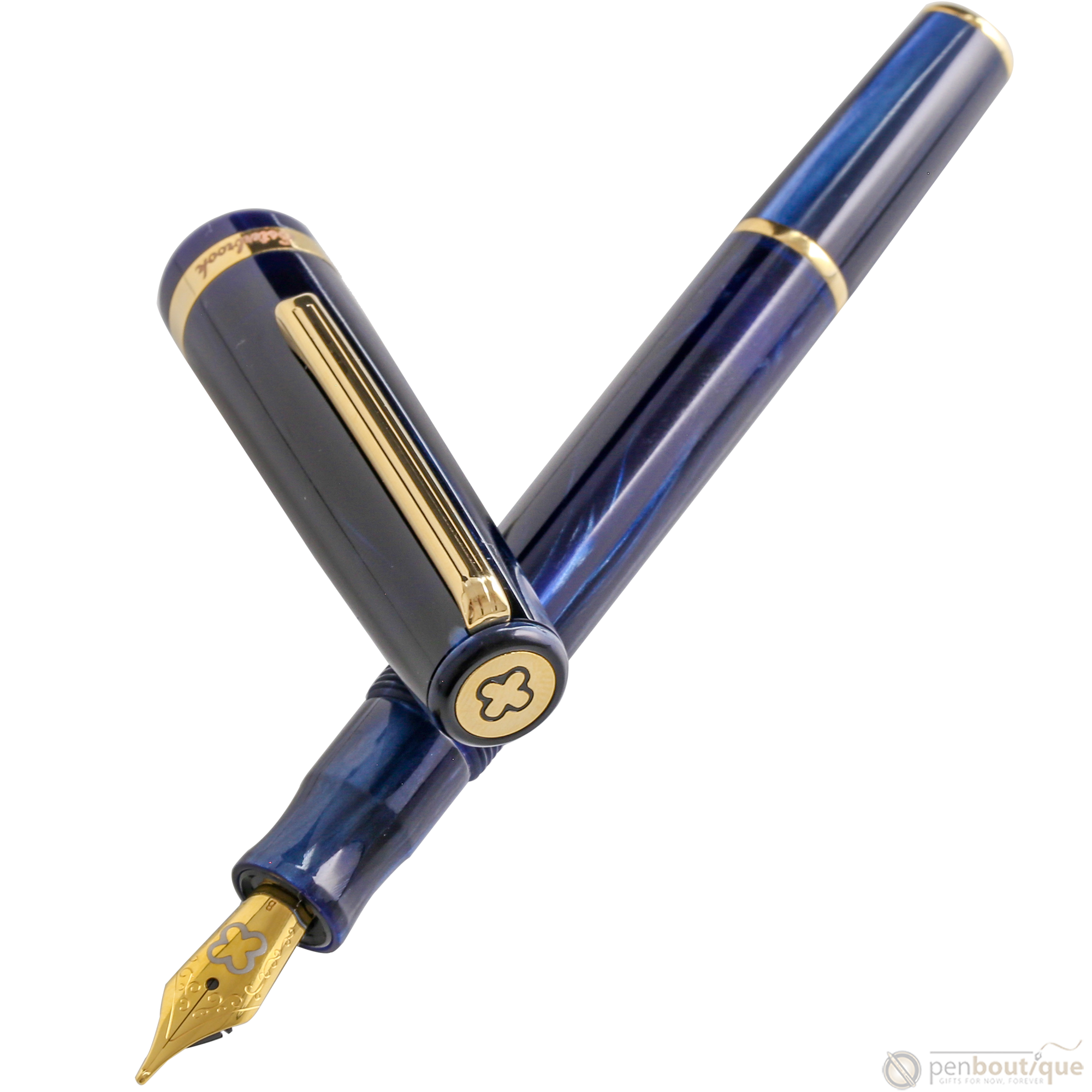 Esterbrook JR Fountain Pen - Capri Blue - Palladium Trim - Pocket-Pen Boutique Ltd