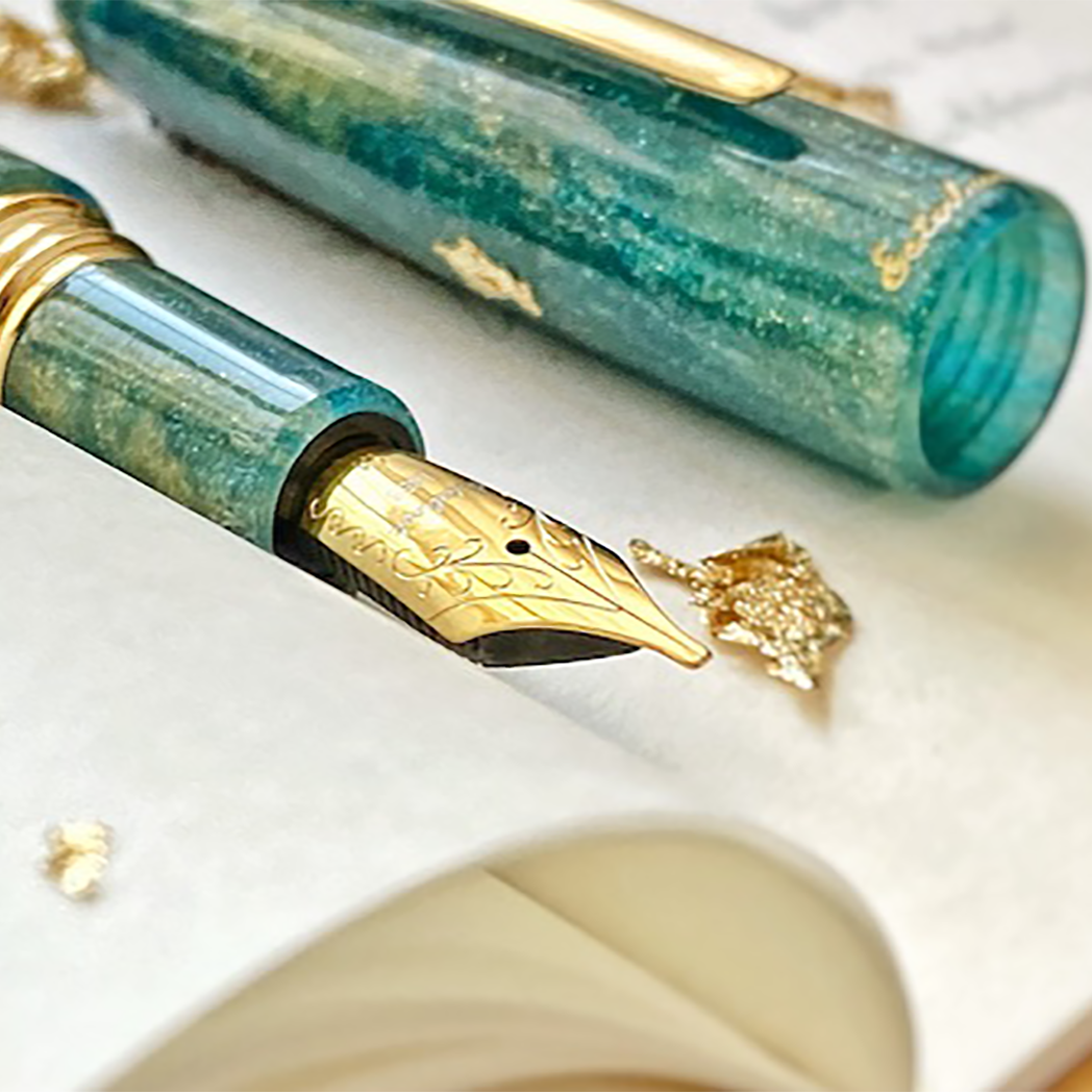 Esterbrook Estie OS Fountain Pen - Gold Rush Frontier Green-Pen Boutique Ltd