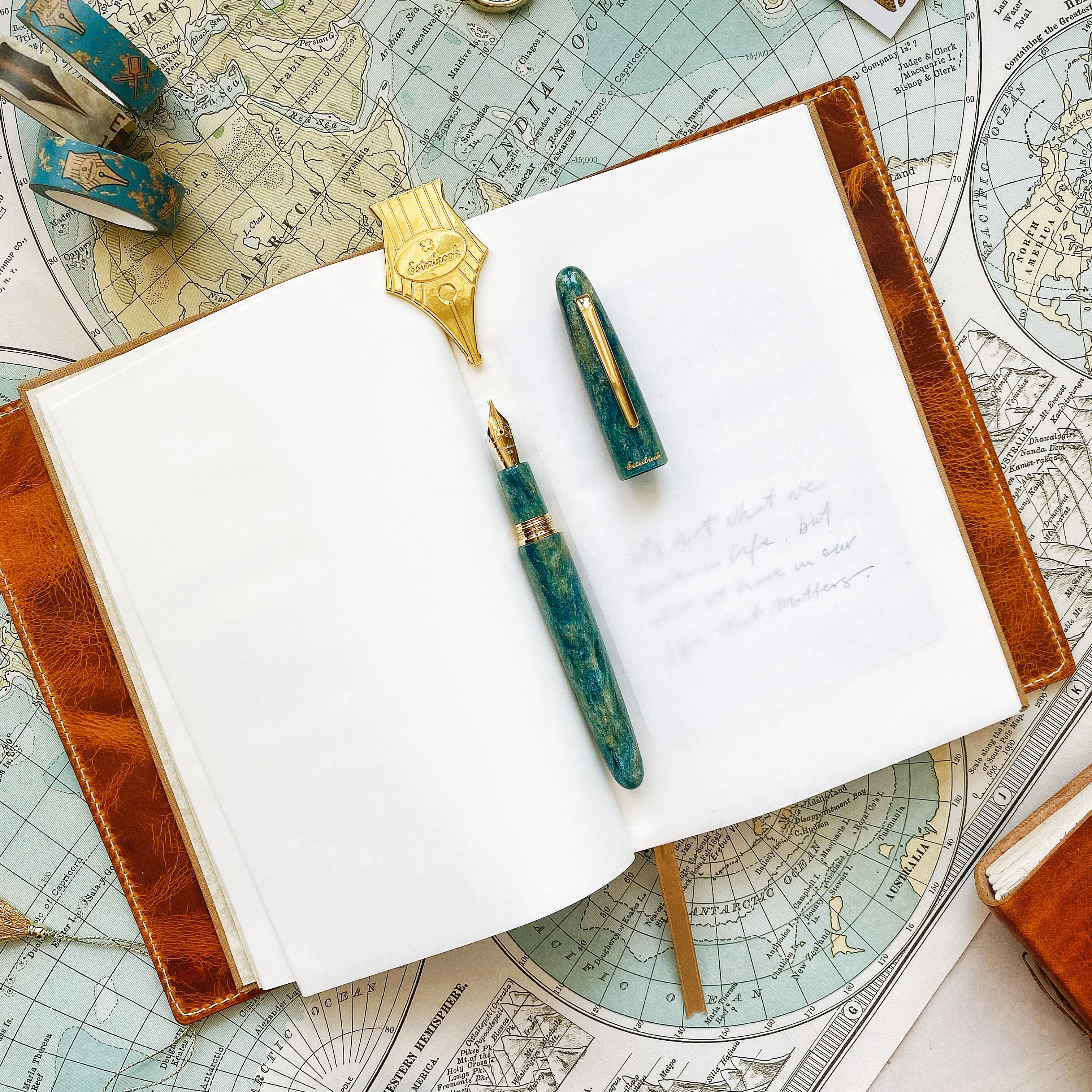 Esterbrook Estie OS Fountain Pen - Gold Rush Frontier Green-Pen Boutique Ltd