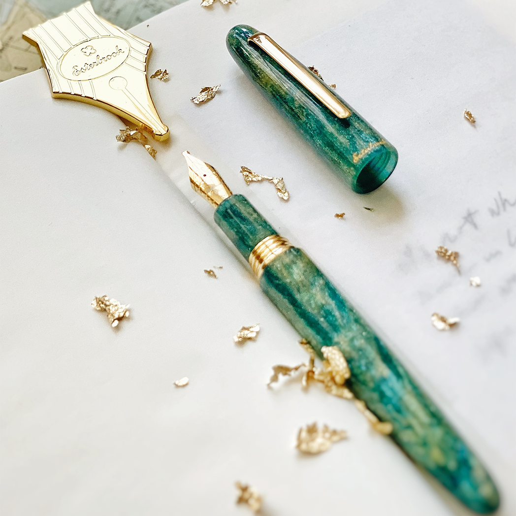 Esterbrook Estie OS Fountain Pen - Gold Rush Frontier Green-Pen Boutique Ltd