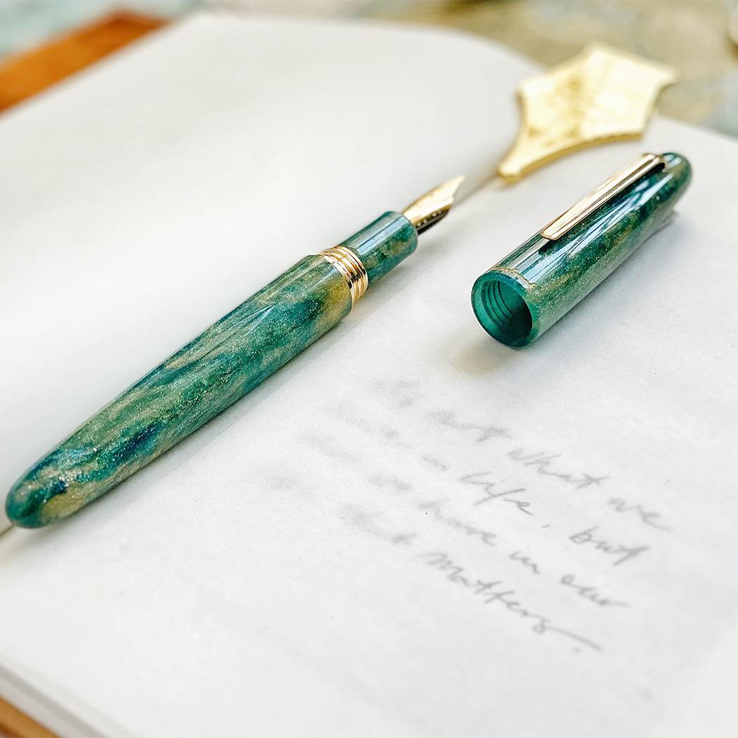 Esterbrook Estie OS Fountain Pen - Gold Rush Frontier Green-Pen Boutique Ltd