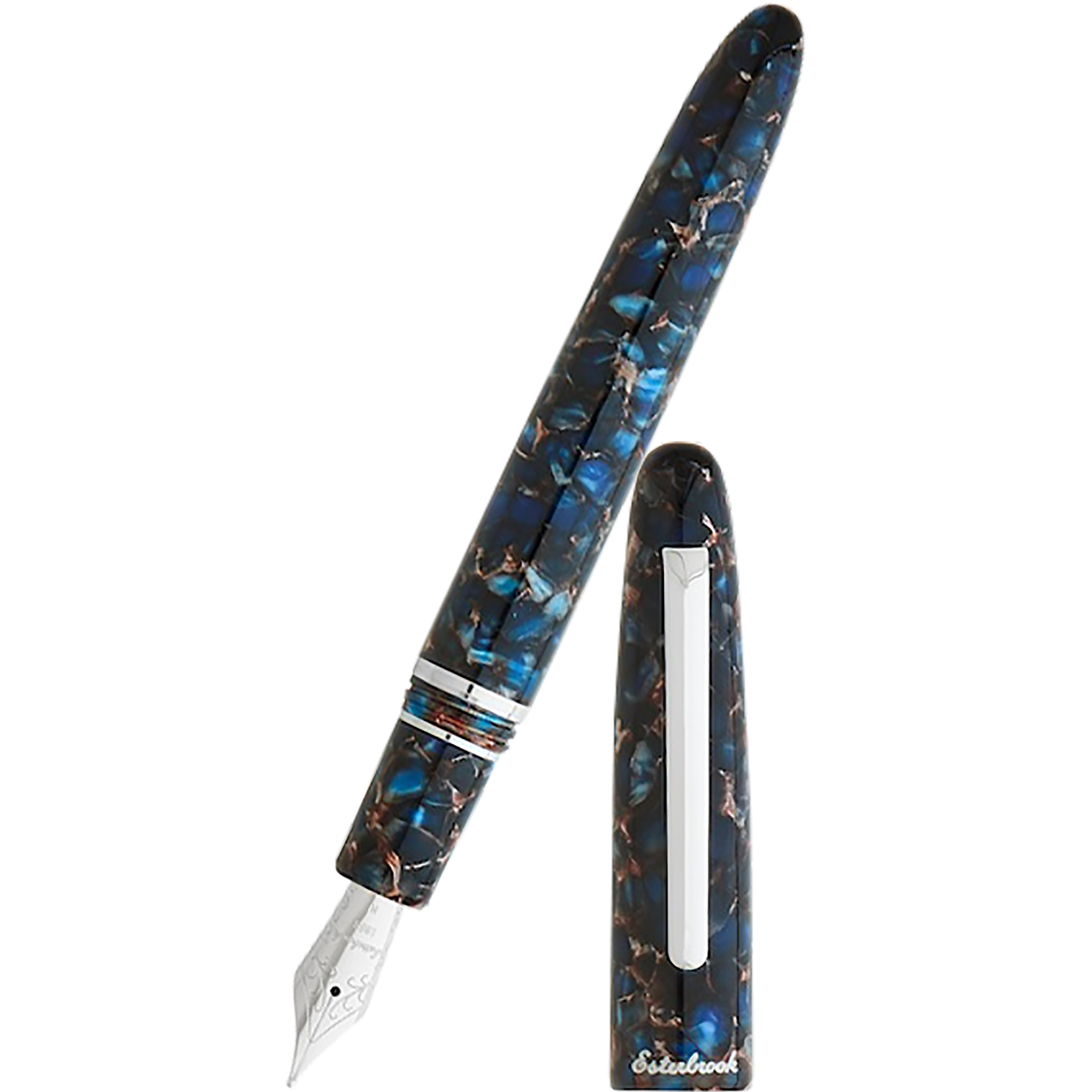 Esterbrook Estie Fountain Pen - Nouveau Bleu - Palladium Trim-Pen Boutique Ltd