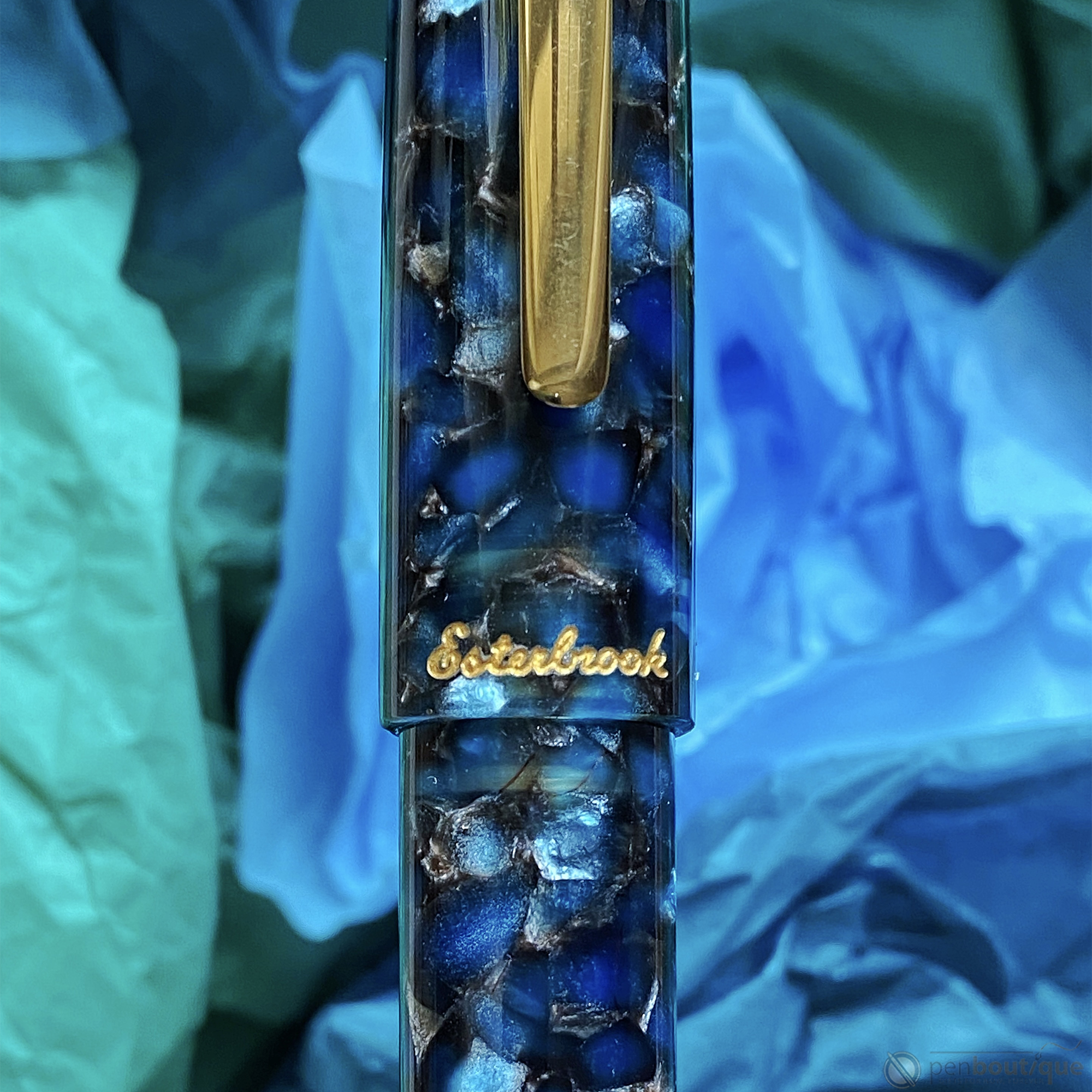 Esterbrook Estie OS Fountain Pen - Nouveau Bleu - Gold Trim-Pen Boutique Ltd