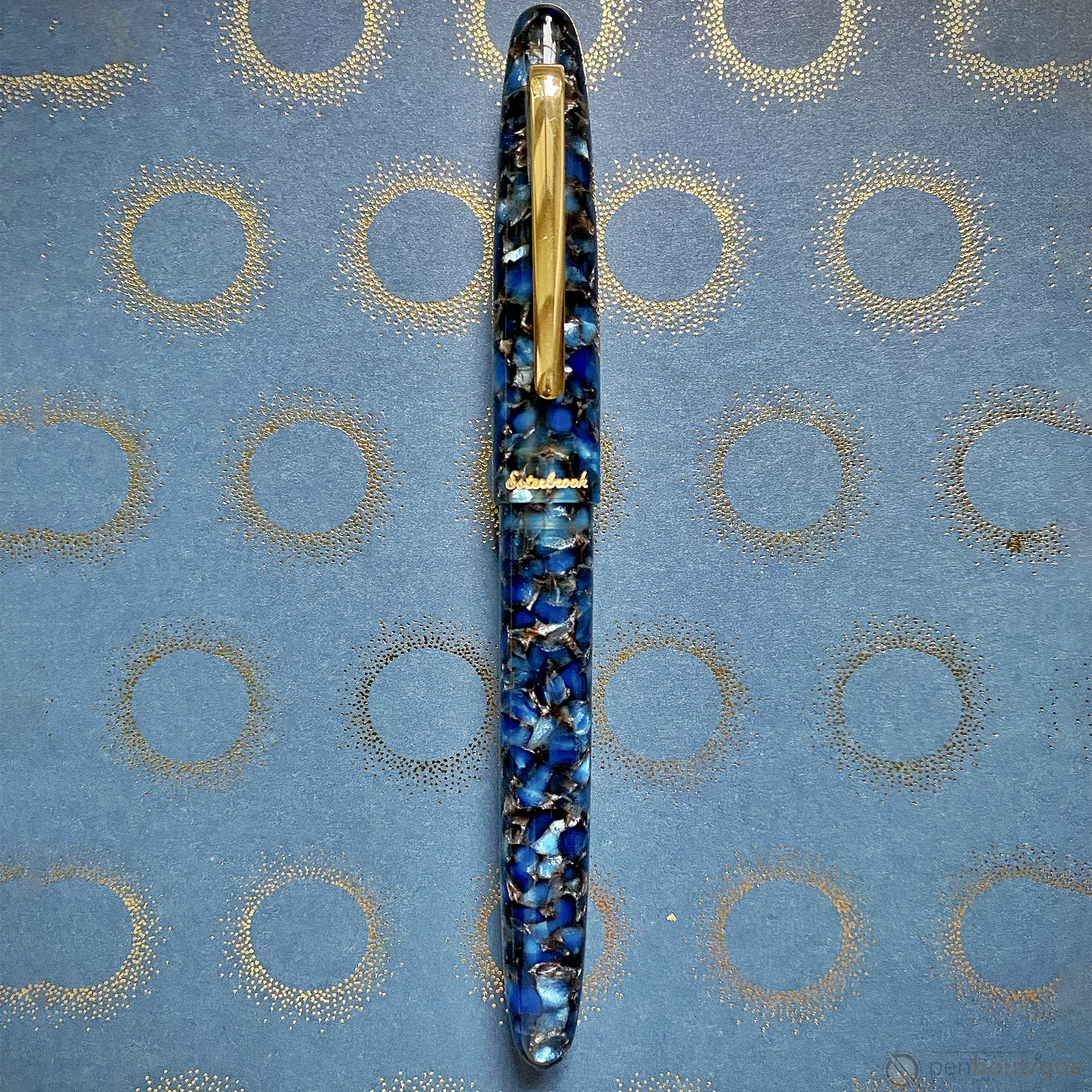 Esterbrook Estie OS Fountain Pen - Nouveau Bleu - Gold Trim-Pen Boutique Ltd