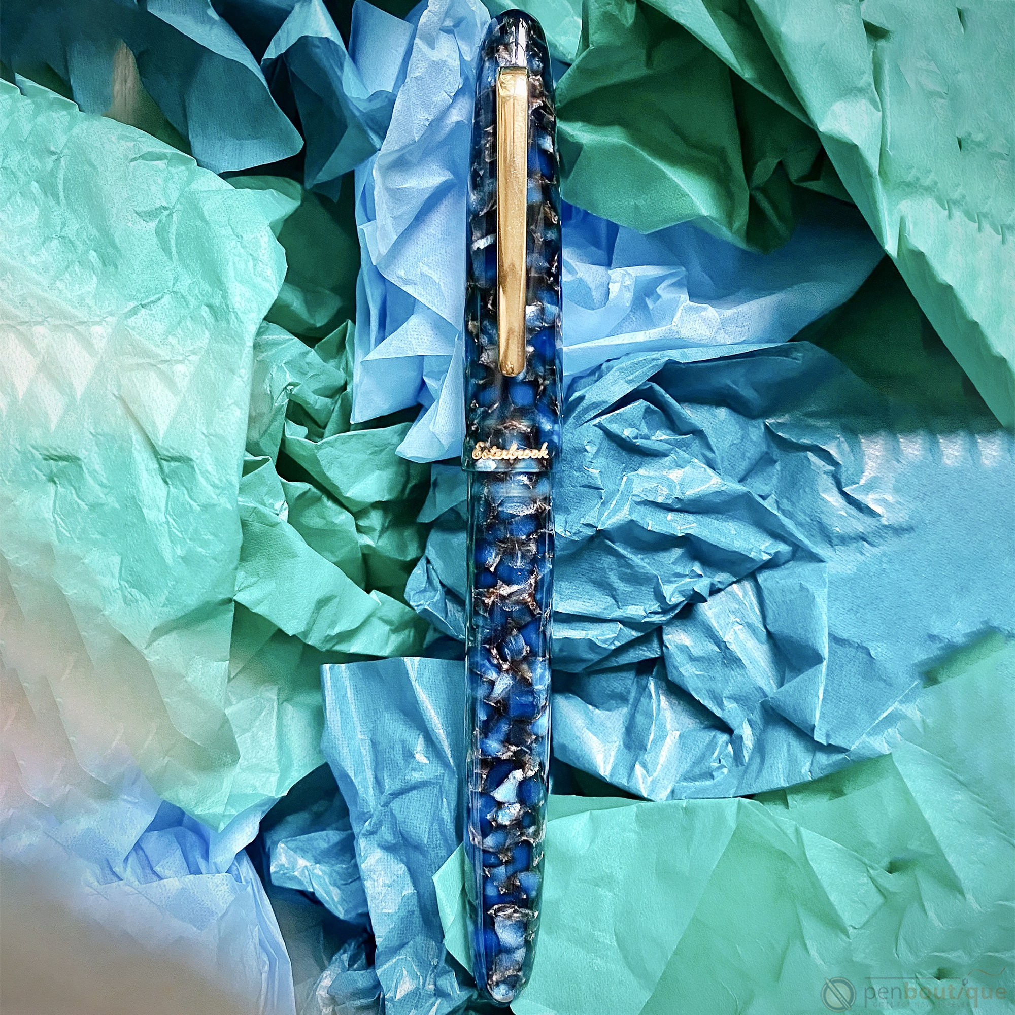 Esterbrook Estie OS Fountain Pen - Nouveau Bleu - Gold Trim-Pen Boutique Ltd