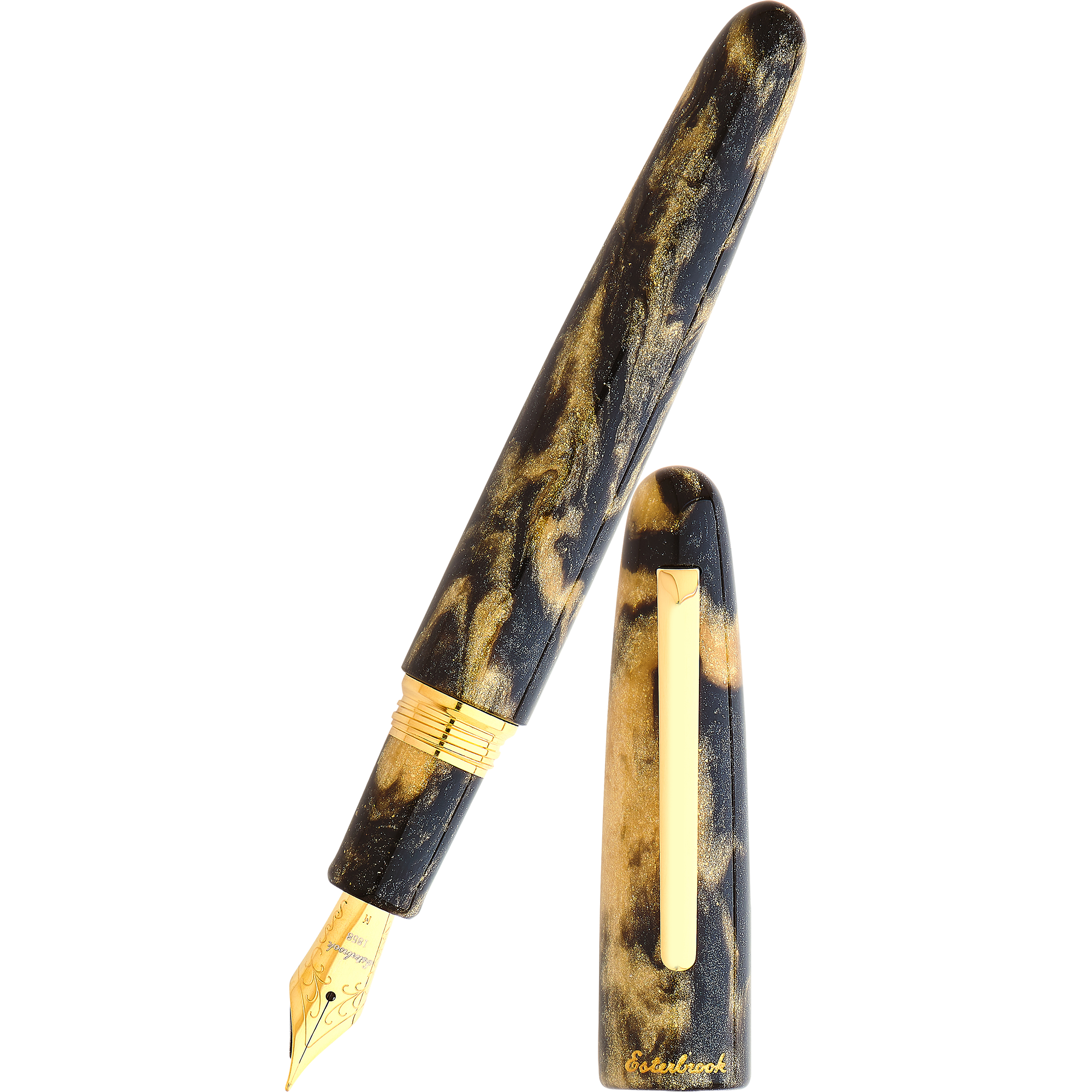 Esterbrook Estie OS Fountain Pen - Gold Rush Prospector Black-Pen Boutique Ltd